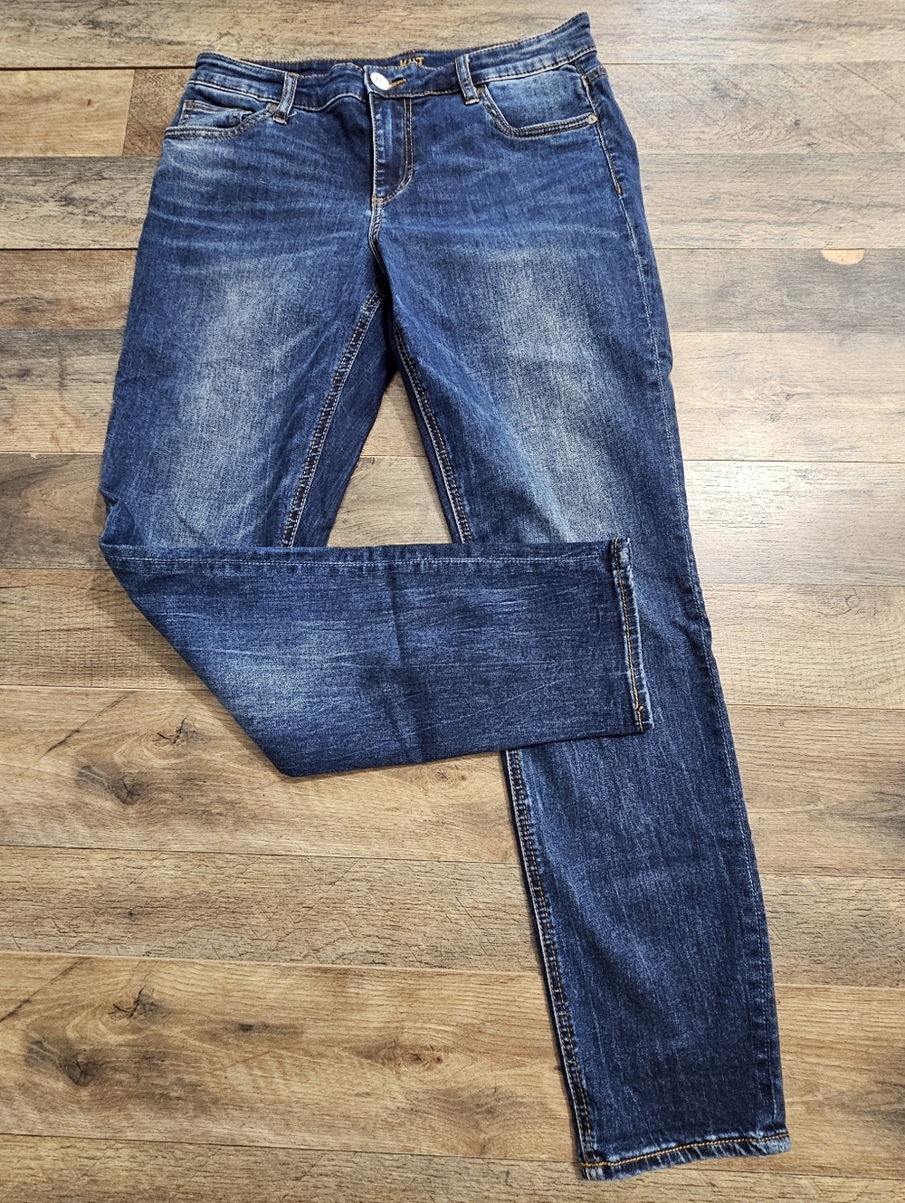 KUT From The Kloth Slouchy‎ Boyfriend Jeans Size 8 Medium Wash Denim Straight
